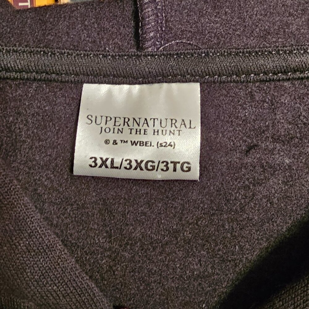 Supernatural Harvelle's Zip Up Hoodie Size 3X - Picture 3 of 4